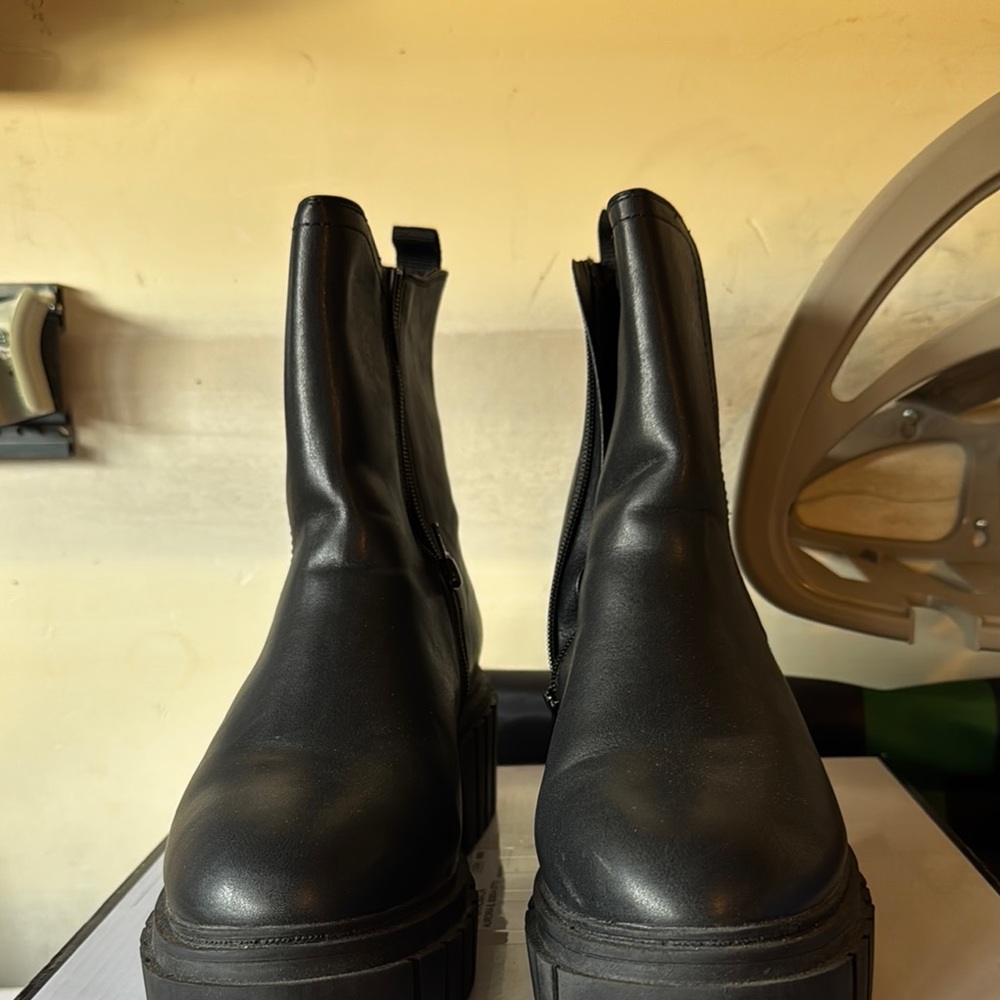 Black Leather Boots